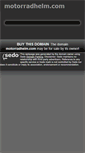 Mobile Screenshot of motorradhelm.com